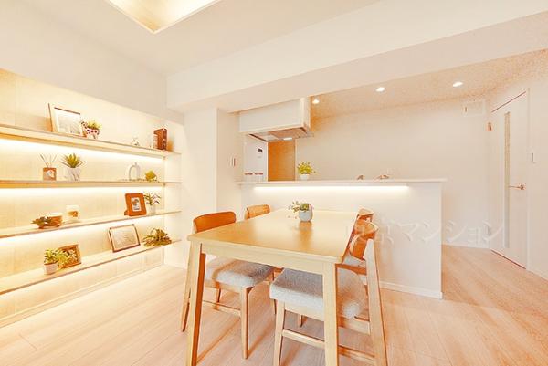 越中島三丁目ハイツ２号棟 リビング