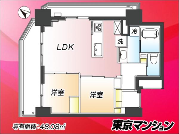 グローリオタワー巣鴨 間取り図