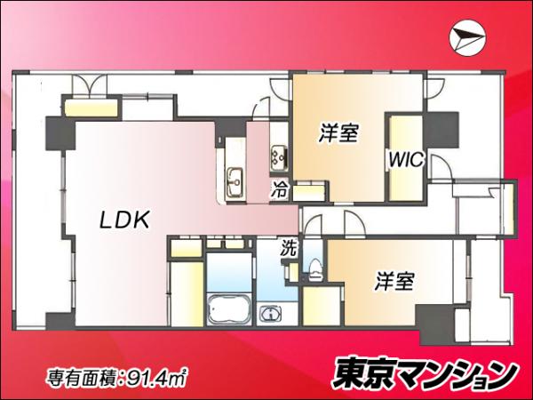 東京ビューマークス 間取り図