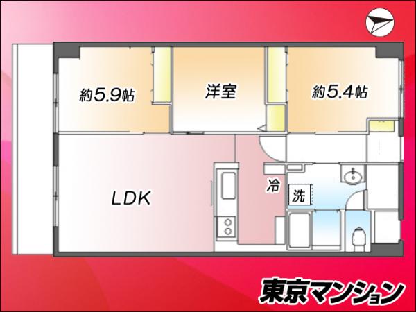 中古マンション 江東区亀戸４丁目 JR中央・総武線亀戸駅 3,160万円