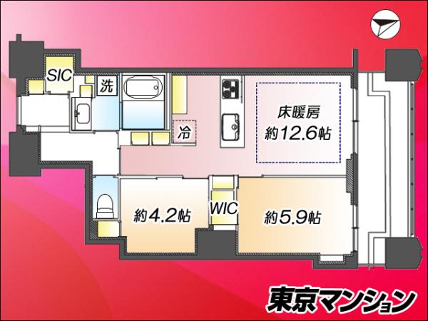 中古マンション 新宿区富久町 丸の内線新宿御苑前駅 1億8,790万円