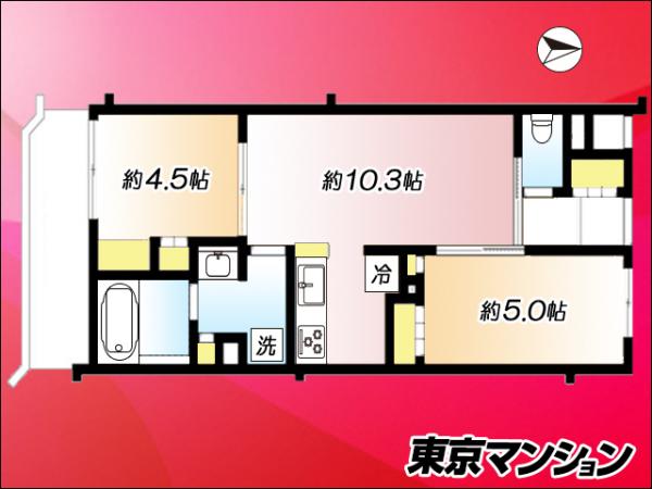 中古マンション 墨田区八広４丁目11-17 京成押上線八広駅 4,280万円