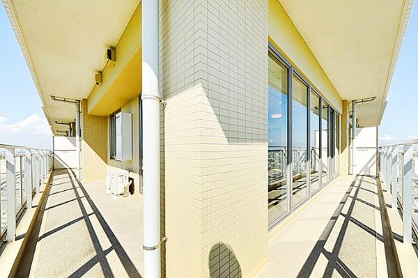 ザ・リバープレイスイーストタワー バルコニー