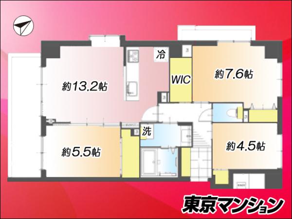 フォレステージ石神井公園 間取り図
