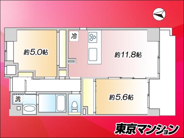 グランシティ天王洲アイル 間取り図