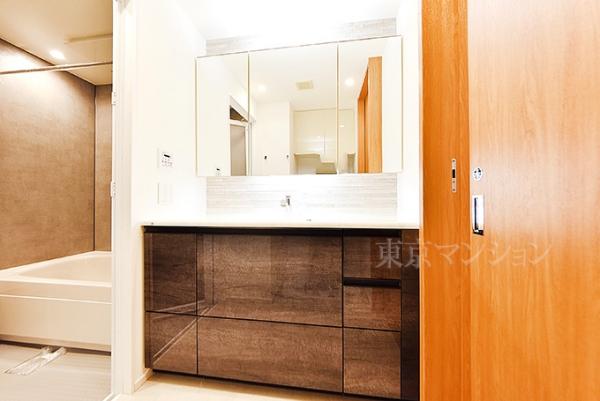 パークハウス赤坂氷川 洗面化粧台