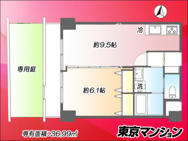 ライオンズマンション　馬事公苑第２ 間取り図