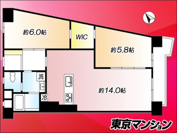豊島園パークマンション 間取り図
