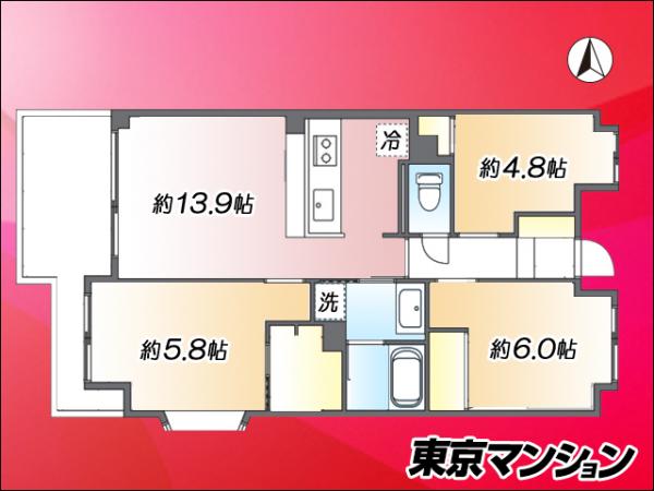 中古マンション 杉並区南荻窪１丁目39-11 JR中央線荻窪駅 7,990万円