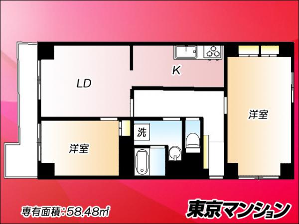 クレール白金台 間取り図