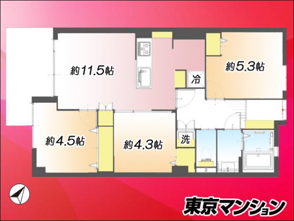 中古マンション 江東区南砂２丁目 東西線東陽町駅 4,290万円