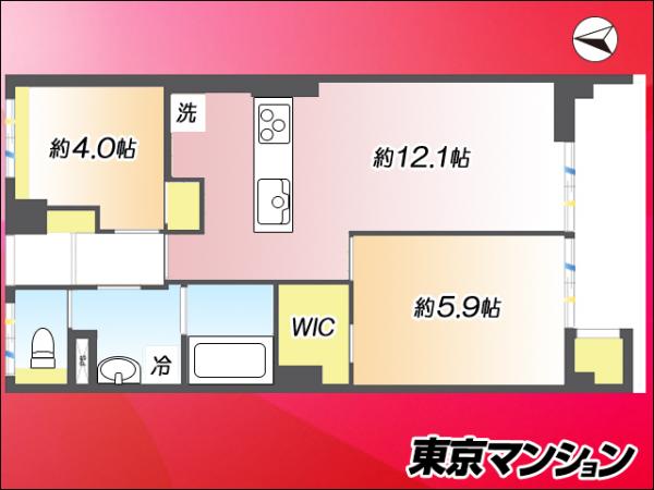 中古マンション 練馬区中村北１丁目 西武池袋線練馬駅 3,390万円
