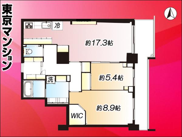 キャナルワーフタワーズイースト 間取り図