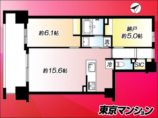 センチュリー千歳烏山レジデンス 間取り図
