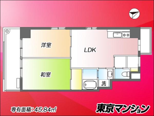 ローレルプラザ田町 間取り図