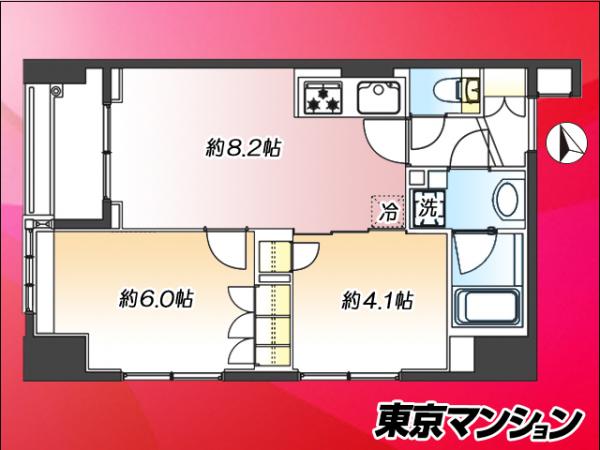 パレステュディオ新宿御苑駅前 間取り図