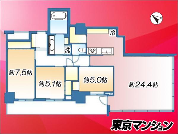 中古マンション 練馬区石神井町３丁目25-13 西武池袋線石神井公園駅 1億6,500万円