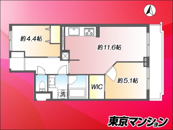 エスカイア大泉学園第２ 間取り図