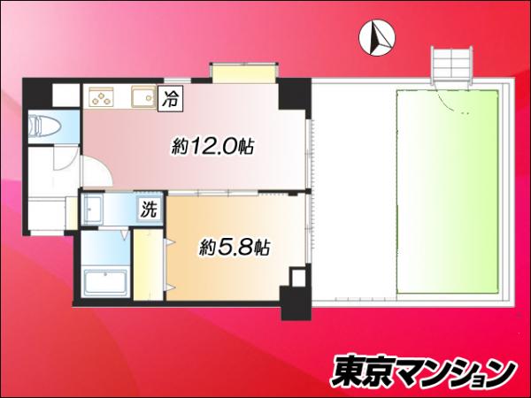 中古マンション 北区赤羽西２丁目8-12 JR高崎線赤羽駅 4,180万円