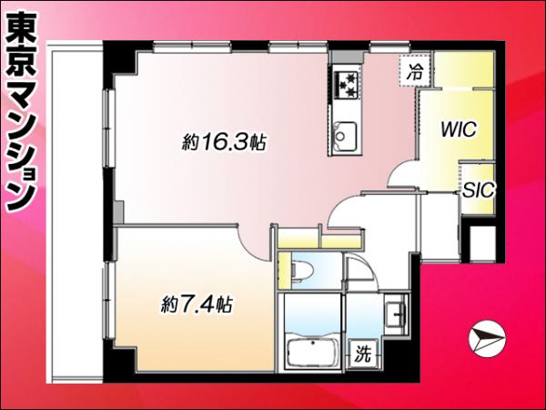 中古マンション 渋谷区千駄ヶ谷３丁目22-2 副都心線北参道駅 1億1,000万円