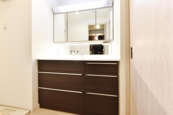 日商岩井自由が丘マンション 洗面化粧台