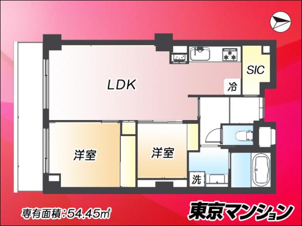 三軒茶屋シティハウス 間取り図