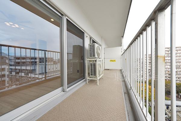 南千住スカイハイツ バルコニー