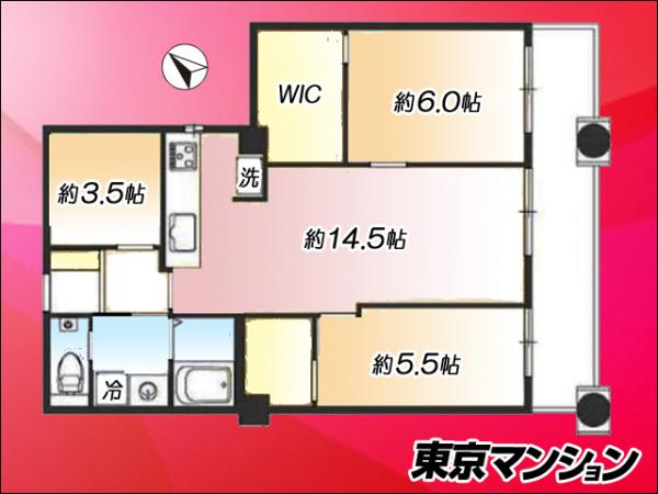 中古マンション 中央区晴海１丁目6-1 都営大江戸線月島駅 1億1,380万円