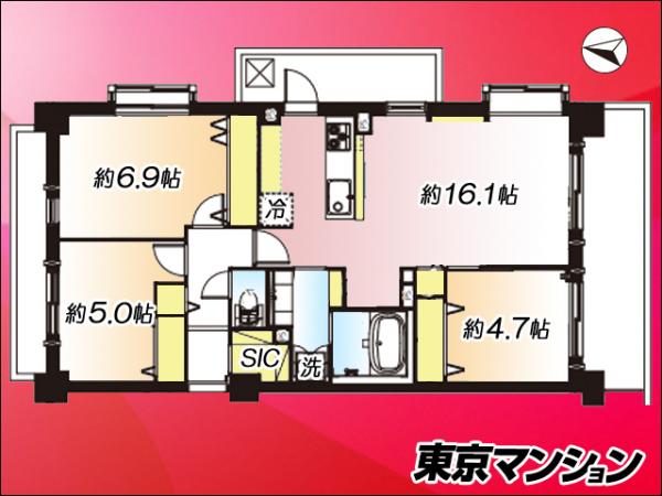 中古マンション 練馬区貫井１丁目 西武池袋線富士見台駅 7,999万円