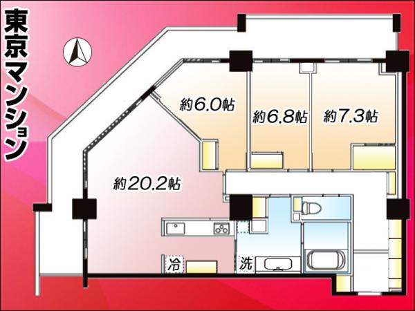 中古マンション 江東区豊洲１丁目3-2 有楽町線豊洲駅 1億6,598万円