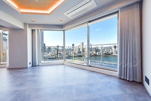 キャナルワーフタワーズ リビング