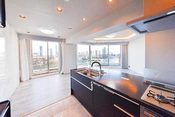 キャナルワーフタワーズ リビング