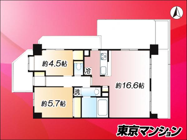 中古マンション 練馬区北町３丁目7-13 東武東上線東武練馬駅 5,780万円