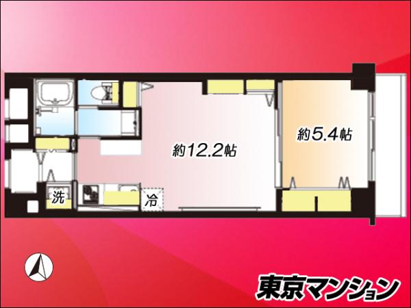 中古マンション 港区三田２丁目 南北線麻布十番駅 6,499万円