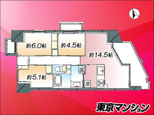 中古マンション 荒川区東尾久６丁目8-1 都電荒川線東尾久三丁目駅 6,480万円
