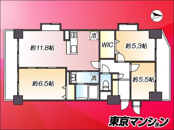 中古マンション 足立区千住関屋町20-16 京成本線京成関屋駅 4,980万円