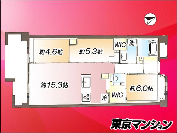 中古マンション 世田谷区梅丘３丁目13-14 小田急線梅ヶ丘駅 1億8,750万円