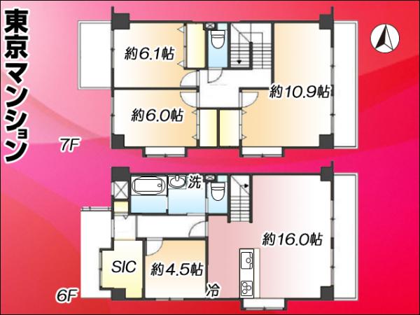 中古マンション 板橋区中丸町 東武東上線大山駅 7,580万円