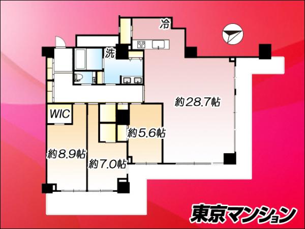 中古マンション 江東区東雲１丁目 有楽町線辰巳駅 1億7,999万円