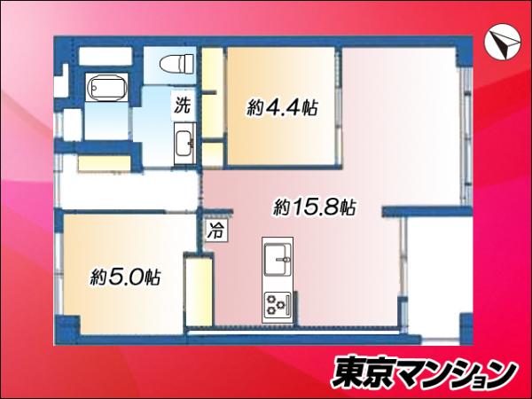 中古マンション 品川区南大井６丁目18-2 JR京浜東北線大森駅 4,680万円