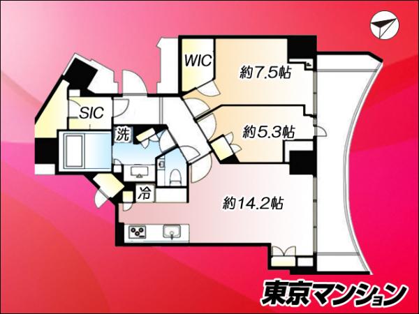 中古マンション 目黒区柿の木坂１丁目 東急東横線都立大学駅 3,780万円