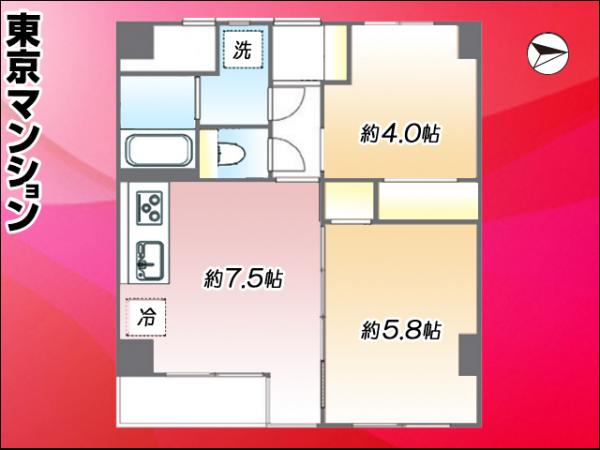 中古マンション 台東区北上野２丁目3-16 JR山手線上野駅 3,598万円