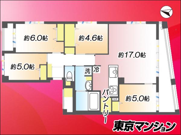 中古マンション 練馬区錦１丁目 東武東上線上板橋駅 6,880万円