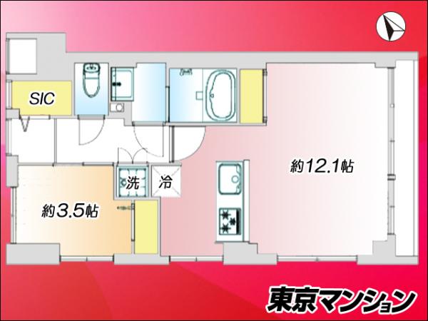 中古マンション 中野区中野３丁目34-3 JR中央・総武線中野駅 3,980万円