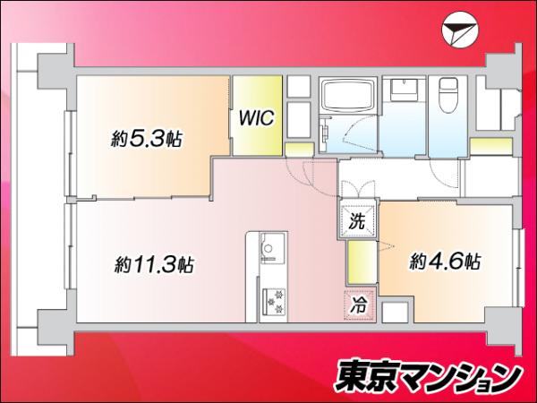 中古マンション 江東区深川１丁目10-6 半蔵門線清澄白河駅 5,399万円