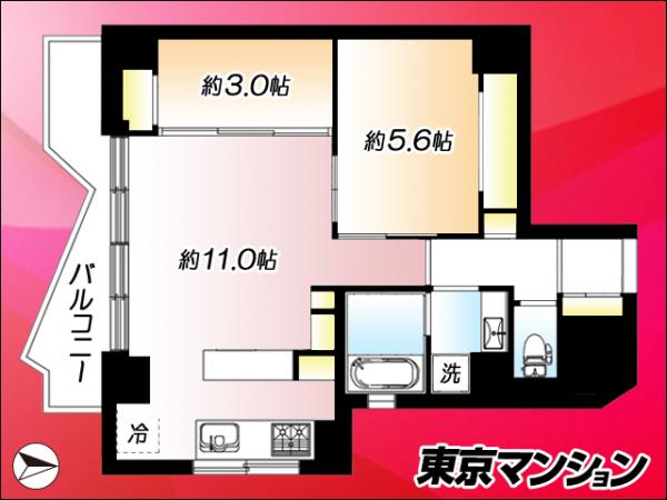 中古マンション 目黒区中目黒１丁目 東急東横線中目黒駅 7,380万円