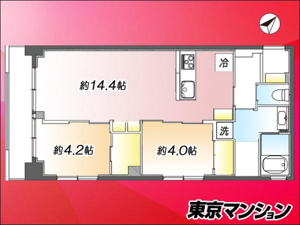 中古マンション 文京区小石川３丁目 都営三田線春日駅 6,299万円