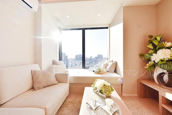 大崎ウエストシティタワーズＥ棟 リビング