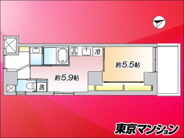 中古マンション 杉並区成田東５丁目 丸の内線南阿佐ケ谷駅 4,498万円