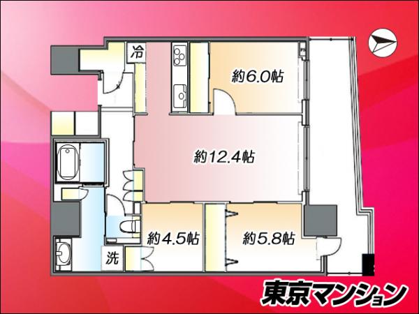 中古マンション 中央区晴海２丁目2-24 都営大江戸線月島駅 1億6,980万円